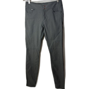 Toad Co Womens Pants 10 Gray Flextime Skinny Gorp Sustainable Mid Rise Hiking